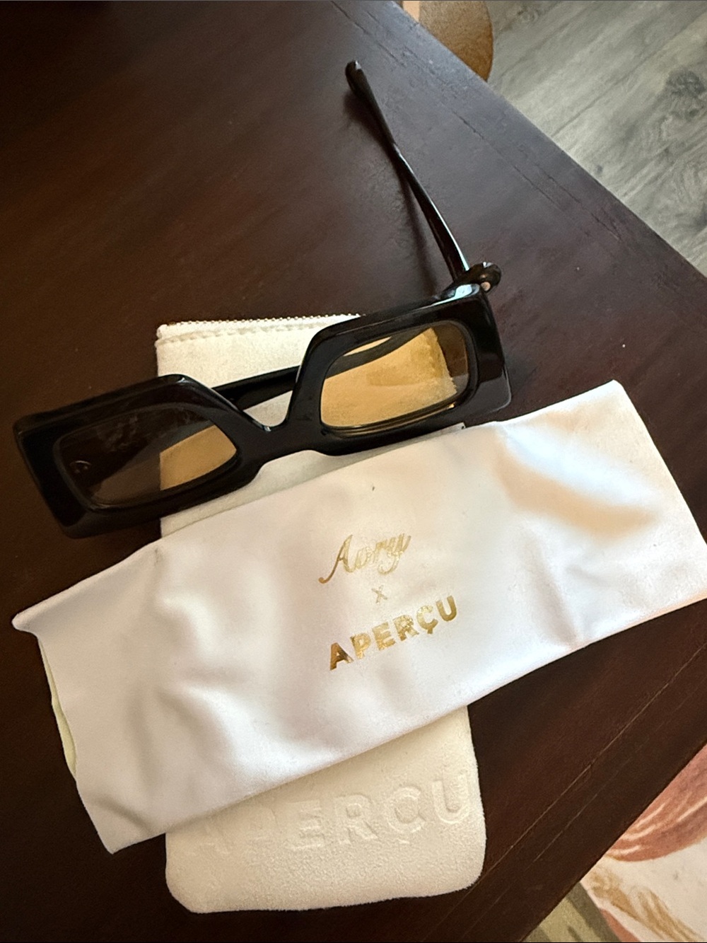 Black Rectangular Sunglasses